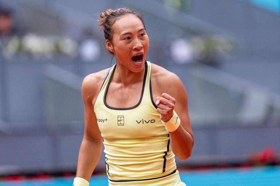 [图]郑钦文2-1逆转肯宁 晋级马德里站女单32强证券配资最简单最准方法